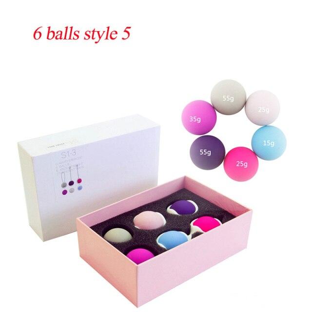Kegel Tight Exerciser Vaginal Muscle Balls Female Magic Kegel Balls Master Sex Toys For Women Silicone Geisha Chinese Balls Bead