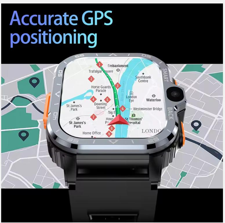 Valdus PGD Android Smart Watch Men GPS 16G/64G ROM Storage HD Dual Camera NFC 2G 4G SIM Card WIFI Wireless Fast Internet Access