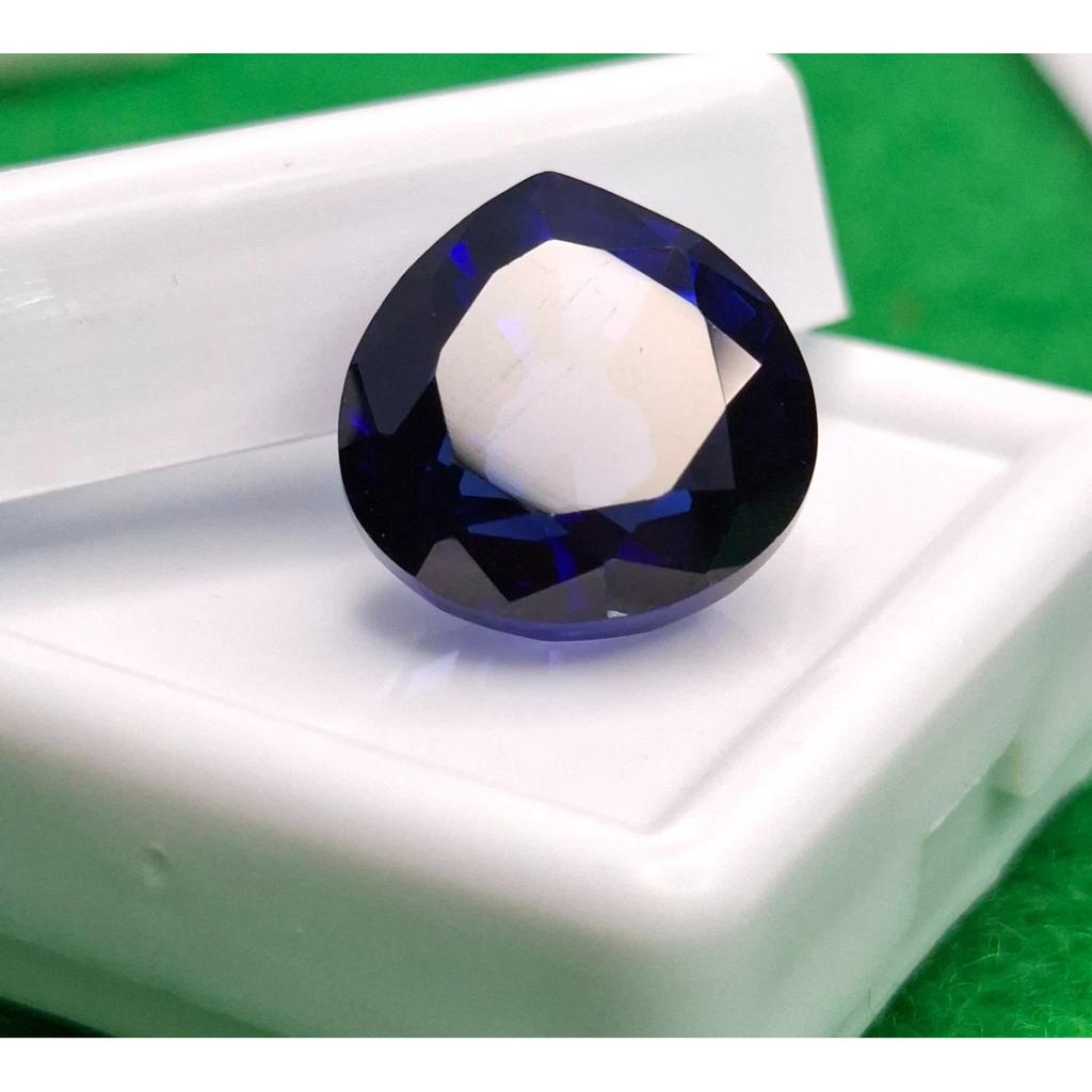 Natural Blue Sapphire Pear 12-14 Ct Beautiful Certified Loose Gemstone
