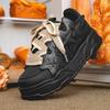 Män Kvinnor Stjärnor Platå Sneakers Vintage Designer Skateboard Casual Utomhus Tennis Löpning Sportskor Street Style Sneakers