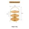 Yoder Korean Style Stainless Steel Multi-Layer Round Plate Storage Rack