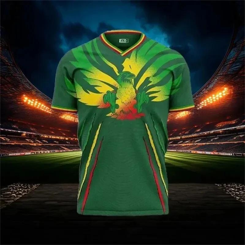 

New Mali European Football Jersey 3D Printed Men s T-shirt Extra Large Street Fashion Football Running Sports XS