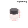 5/10/15/20/30/50/100G matné sklo plnitelné lahvičky na masti Prázdná kosmetická nádoba nádobka oční stíny na obličej