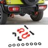 Front Anti-Loose D Ring Shackles Kit Heavy Duty Tow Hook for + Ford Bronco