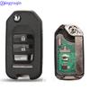 Jingyuqin 433Mhz ID47 Chip A/G System 3/4 Tasten Fernbedienungsautoschlüssel Für Honda GREIZ Civic City XRV Vezel Vollschlüssel