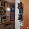 Wall Mounted Dart Organizer 9 Slot Dart Holder 3D Printed Dart Rack Birthday Festive Gift for Dart Players