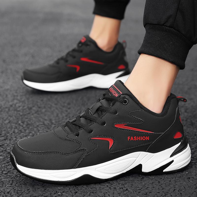 Мужские зимние ботинки Мужские зимние ботинки Зимние теплые кожаные водонепроницаемые — фото 10