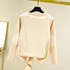 Ladies' Loose Comfortable Casual Fashionable And Warm Underwear With Seamless Round Neck And Thick Velvet Top
