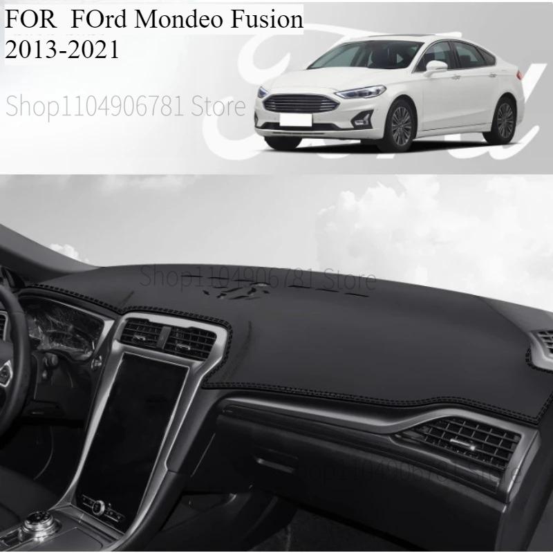FOR  FOrd Mondeo Fusion 2013-  Car Dash Mat Dashmat Dashboard Mat Cover Sun Shade Dash Board Cover Carpet  Accessories
