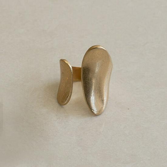 High-Quality Harajuku Minimalist Asymmetrical Three-Dimensional Open Ring