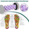 Foot Roller for Plantar Fasciitis Relief, Manual Deep Tissue Foot Massager for Circulation and Pain Relief, Reflexology Trigger