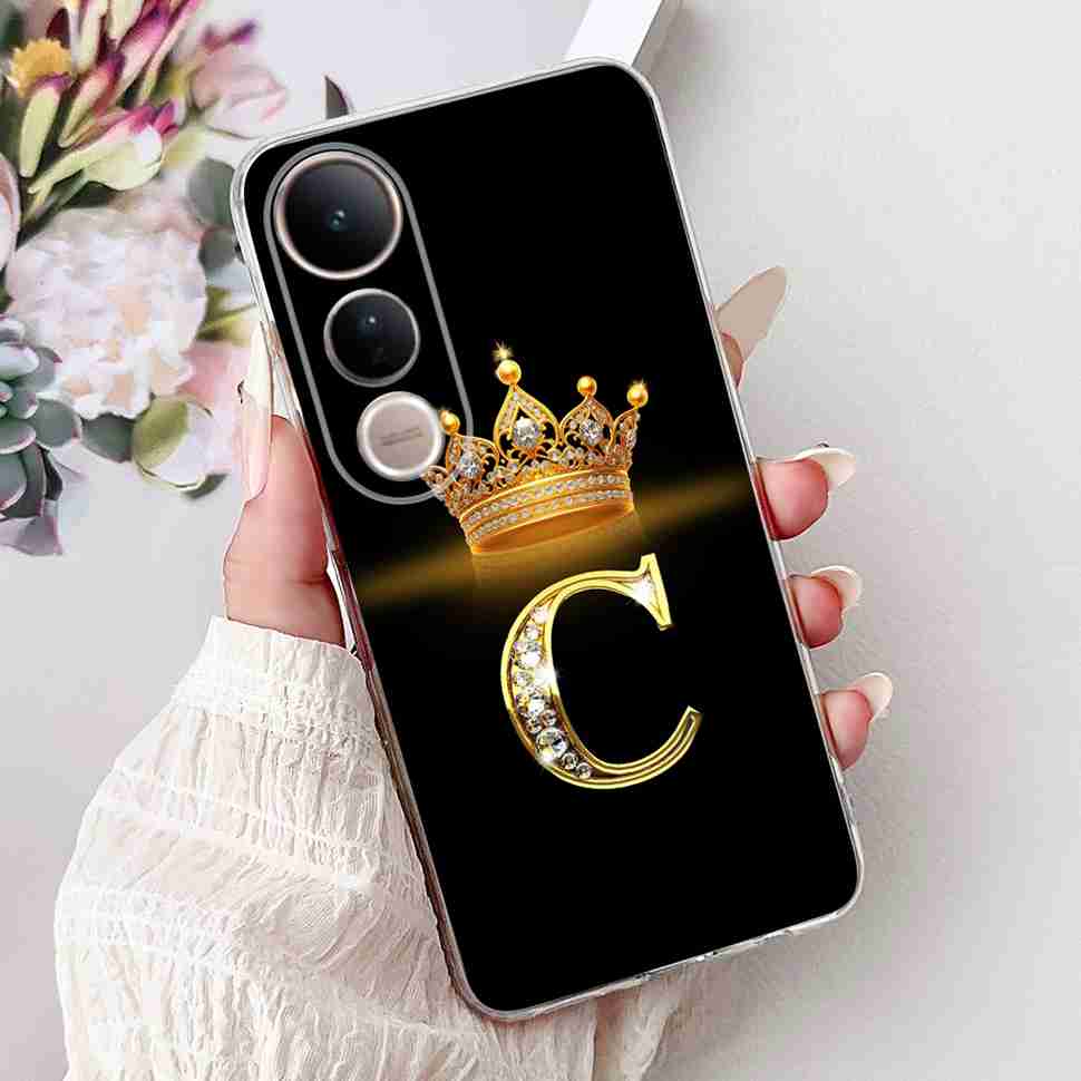 For Vivo V50 Lite 5G Case Luxury 26 Letters Cover Soft Silicone Phone Case For Vivo V50 Lite V50Lite 5G Back Cover Fundas