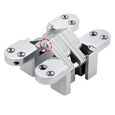 1pcs Concealed Cross Hinge Folding Door Hinges Invisible Door Hardware For Cabinet Cupboard Window Furniture Wooden Boxes