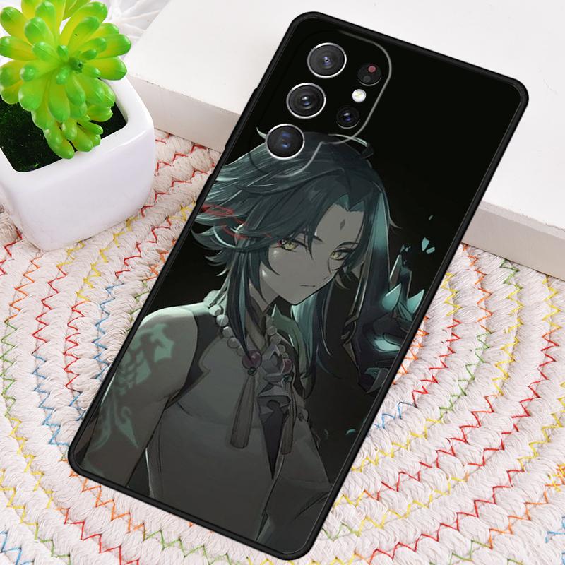 Xiao Genshin Impact TPU Phone Case For Samsung Galaxy Note 10 Pro S26 S25 S24 S23 S22 Ultra Plus S21 FE S20 Shockproof Cover