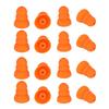 8 Pairs Ear Tips Replacement for for Se846 Se535 Se215 and Inner Hole 2.0‑3.5mm Earbud Orange