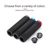 1 Pair Single-Lock Bicycle Grips - Soft Sponge Handlebar Covers for Mountain/BMX/Folding Bikes