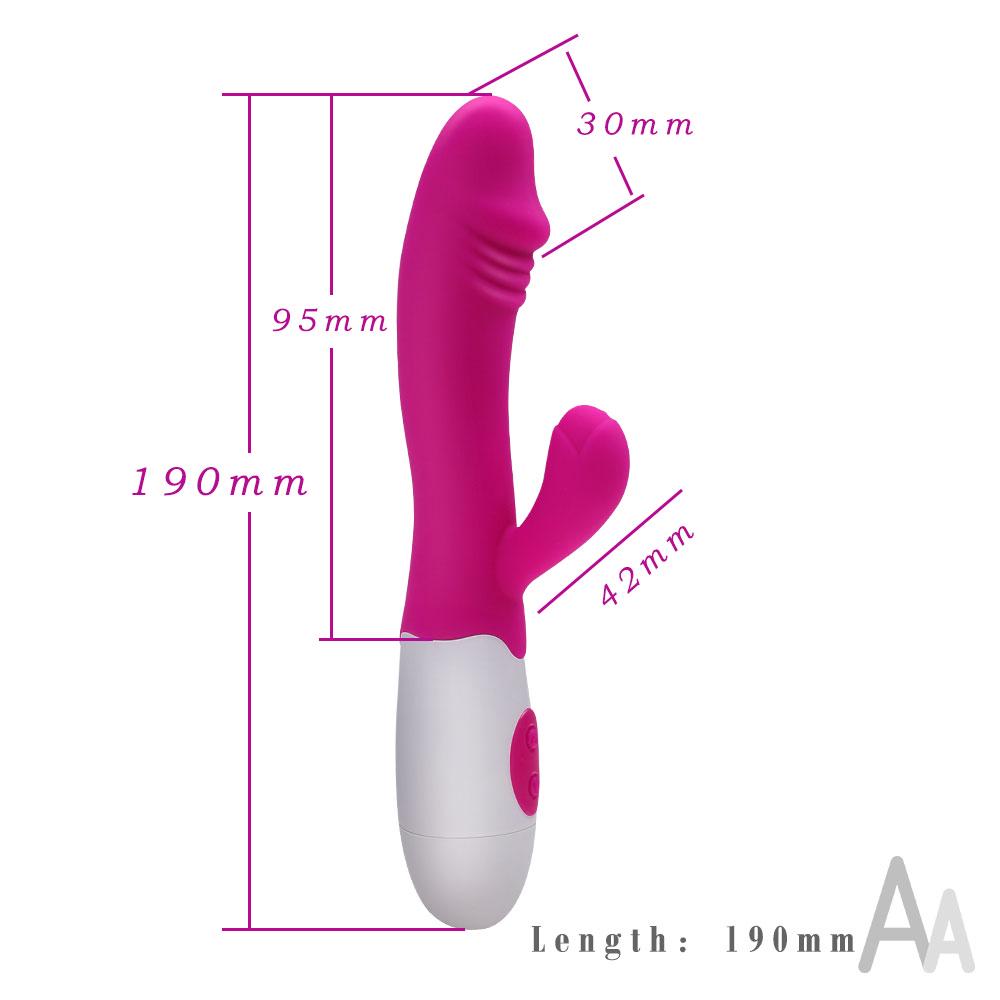 Dildo Vibrator 10 rychlostí G bodové vaginální klitoris stimulující silikonové sexuální hračky pro ženy