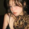 Women Leopard Print Scarf Vintage Harajuku Silk Scarf Spring Fashion Chiffon Wrap Scarf Shawl Classic Casual Sexy Elegant Scarf