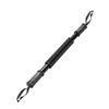 Barra Power Twister Acero al Carbono Clásico Negro Resistencia 44lb Constructor de Brazos de Alta Resistencia para Hombros Bíceps Brazos