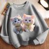 Cute Little Cat Hoodie for Children, Long-sleeved Loose Coat for Boys and Girls in Spring and Autumn