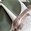 Autumn And Winter Simple And Versatile High-End Scarf Color Matching Jacquard Woven Warm Shawl Imitation Cashmere Scarf Women