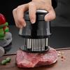 Professioneller Fleischzartmacher 56 Klingen Nadel Rindsteak Zartes Fleisch Hammer Tragbarer Fleischzartmacher Hammer Klopfer Kochwerkzeug