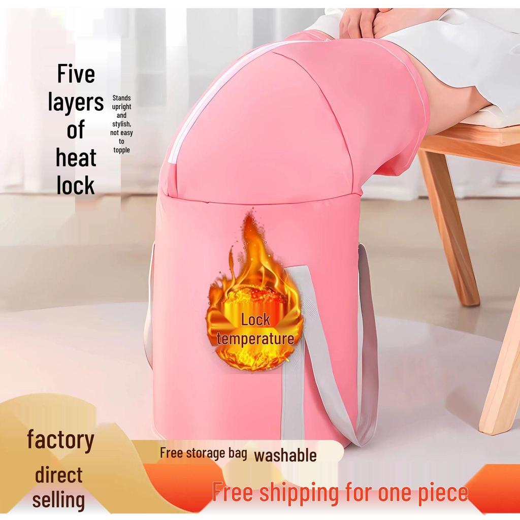 Foldable Insulated Foot Bath: Portable Over-Knee Wash Bag