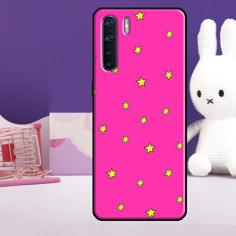 Bright Stars Art Case For Oppo A54 A74 A94 A80 A60 A40 A18 A38 A58 A78 A98 A96 A76 A16 A15 A17 A57 A77 A5 Pro