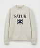 Seteo Classic Logo Sweatshirt Melange Ivory