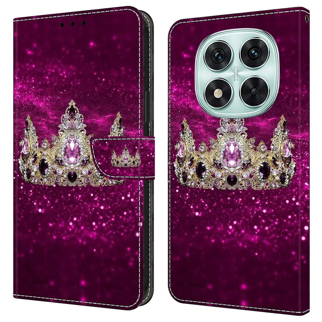 Etui dla Xiaomi Redmi Note 14 Pro 4G Portfel Stojak Wzór Drukowany Skóra PU Klapka Pokrowiec na Telefon