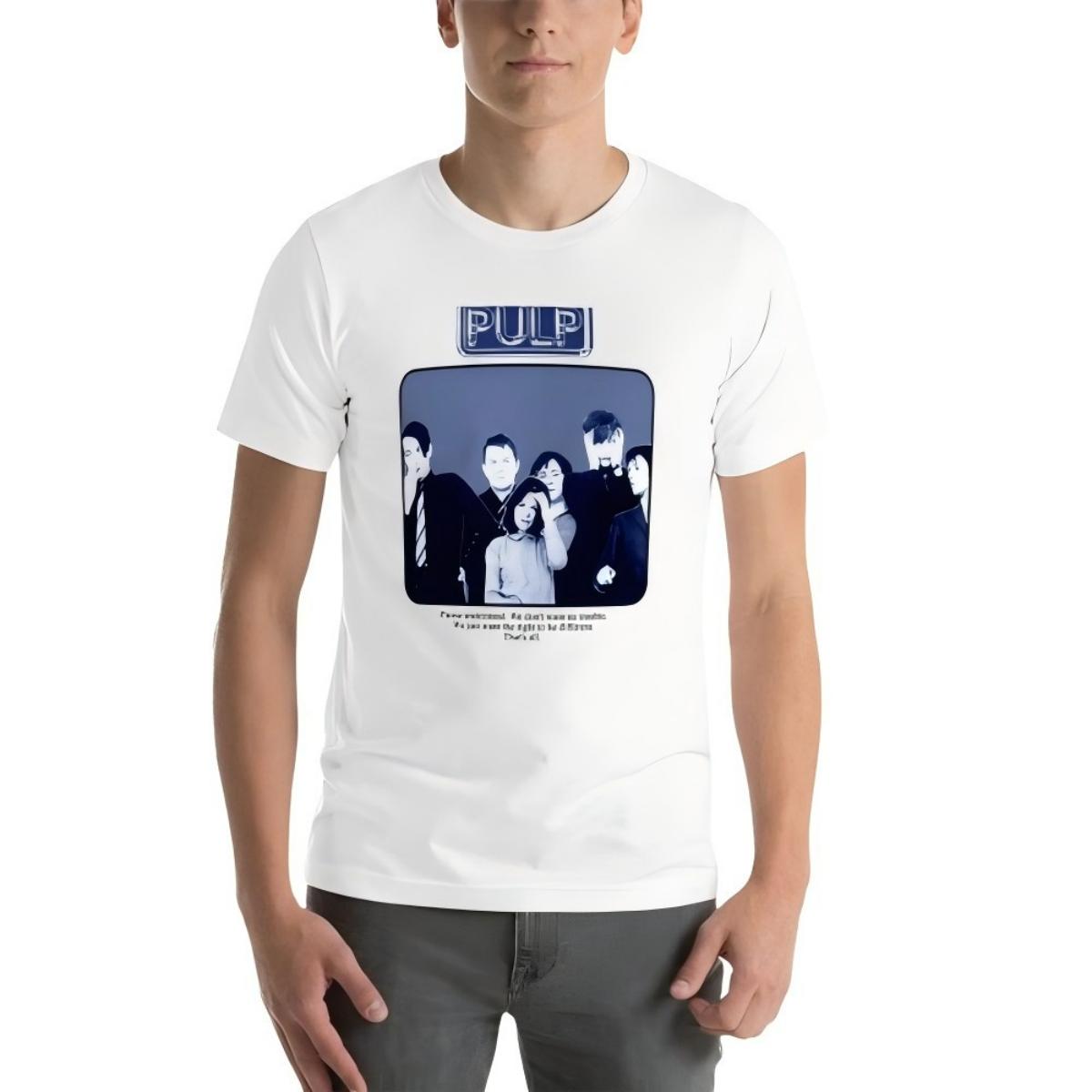 Pulp Band Merch T-Shirt 3XL чёрный