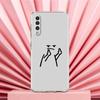 Phone Case For Samsung A56 A36 A26 A24 A16 A14 A12 A32 A50 A70 A22 A40 A34 A54 A42 A52 5G A06 Cover Cute Matchstick Men Couple