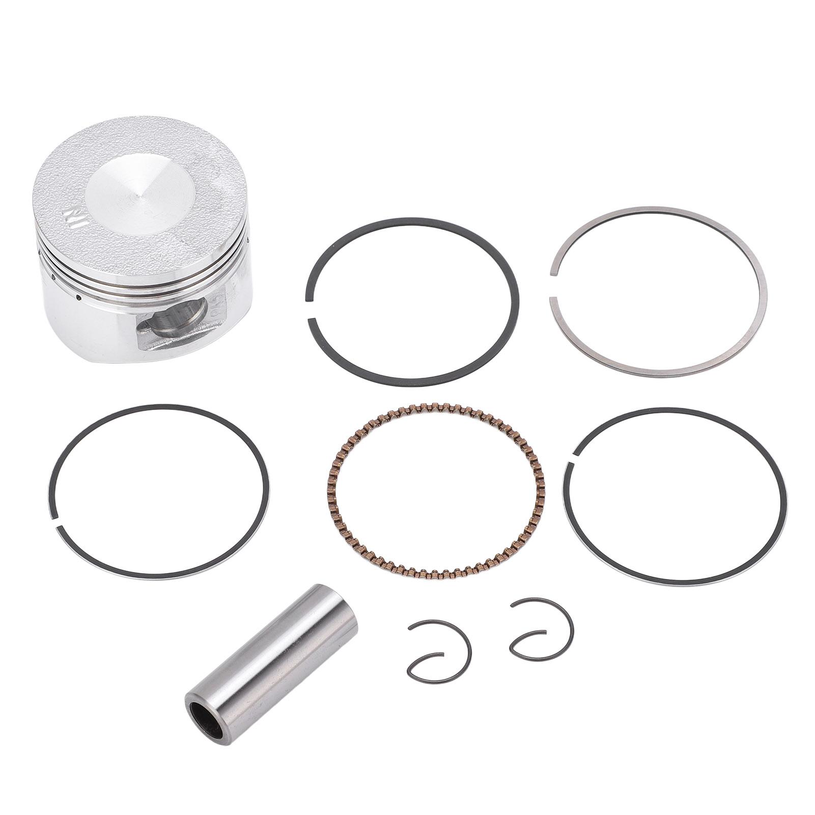

Piston Assembly Kit Steel Alloy Engine Piston Rings for GY6‑125 Go Karts Scooters ATV UTV Motorcycles