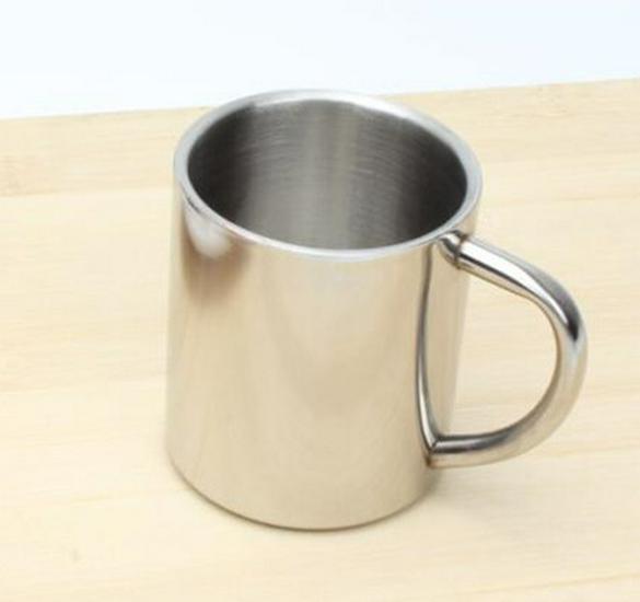 Insulated Stainless Steel Double-Layer Cup for Kids: Anti-Scald, 220-400ML