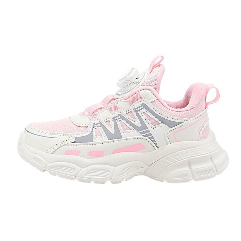 Girls' sports shoes autumn and winter 2025 new velvet thermal cotton shoes children's dad shoes medium and older children's running shoes