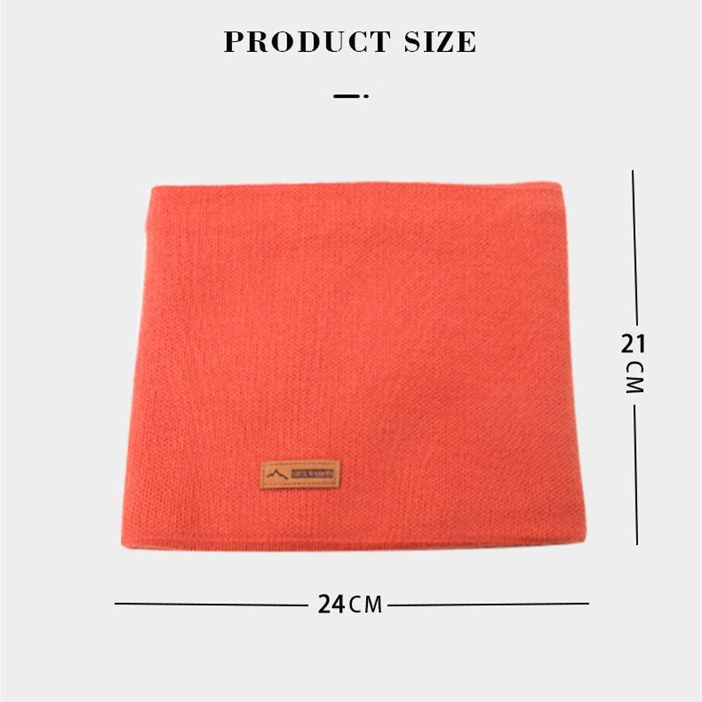 Cold-proof Neck Warmer Soft Face Cover Versatile Scarves  for Women Men