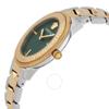 Versace V Tribute Quartz Green Dial Two Tone Ladies Watch Ve2p00522