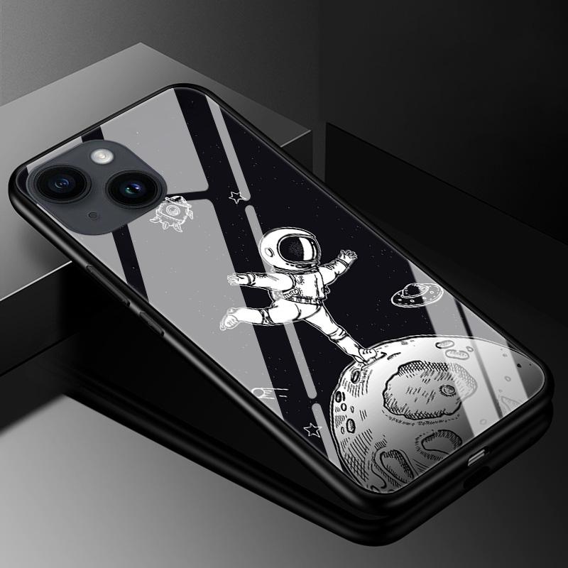 Tempered Glass Case for iPhone 13 14 Pro Max Cover Hard Case for iphone 14pro 11 13 12 11 Pro Max 14 Plus Phone Case TPU Bumper