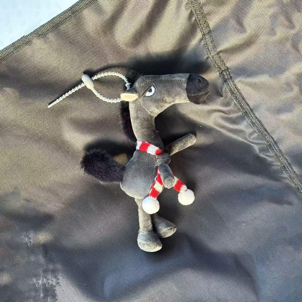 Cartoon Funny Horse Pendent Fantasy Style Simulation Horse Toy Horse Keychain  Room Decoration