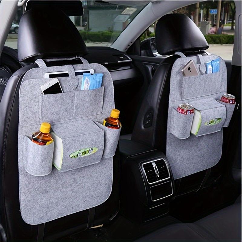 1pc Multi functional felt car storage bag, car storage bag, storage box, car seat backrest storage bag, car storage box