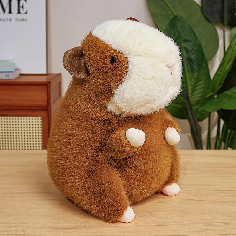 

Chubby turned into a guinea pig doll plush toy guinea pig doll children s soothing rag doll birthday gift 25cm（0.2kg）