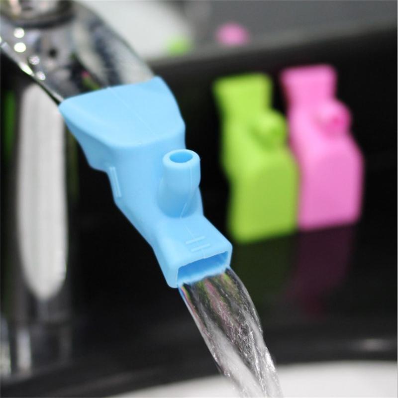 High Elastic Silicone Water Tap Extension Washing Device Faucet Guide Extenders