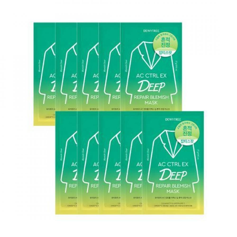 

Dewy Tree Dewy Tree AC Control EX Deep Trace Успокаивающая маска 10 листов