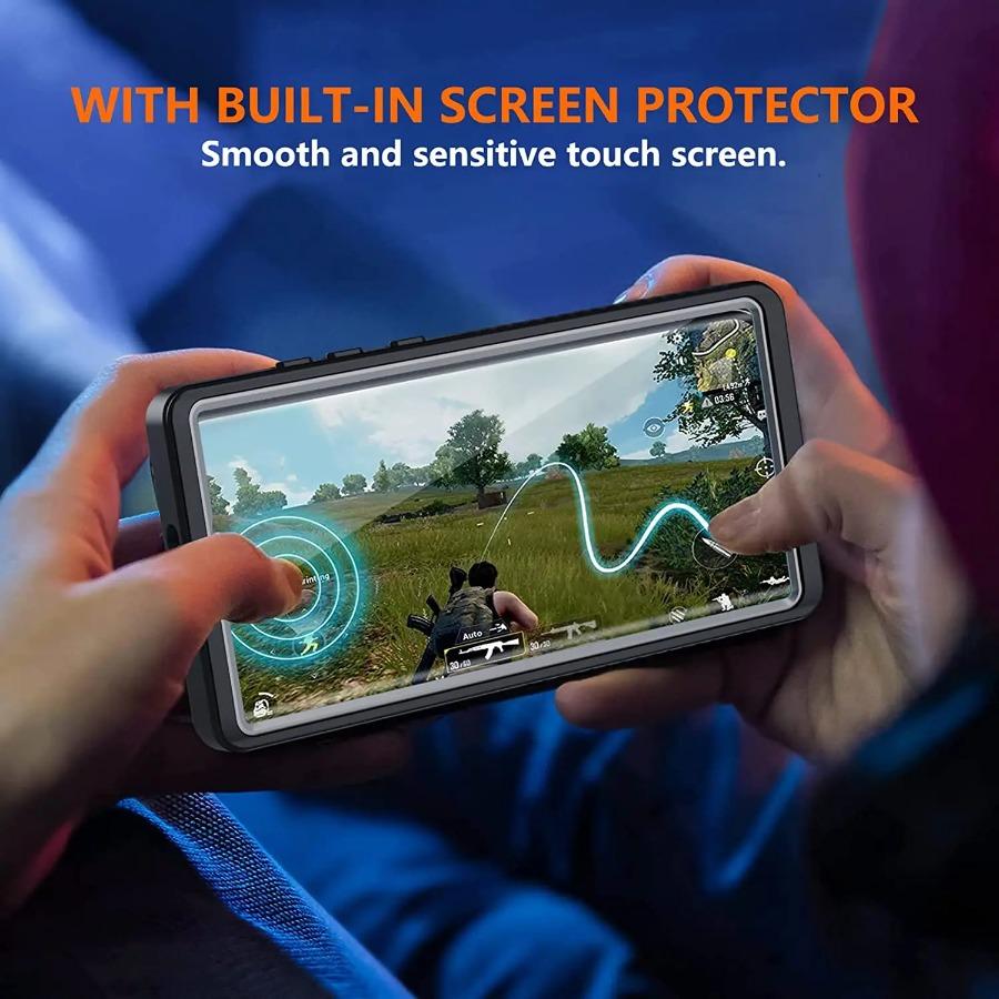 For Samsung S25 Edge S24 S23 Ultra S24 Plus S21 S20 FE IP68 Underwater Waterproof Case Shockproof Dustproof Protection Cover