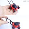 1 Pcs 1:12 1:18 Dollhouse Lawn Mower Model Miniature Furniture Accessories Simulation Children's Garden Mower Toy Repair Tool