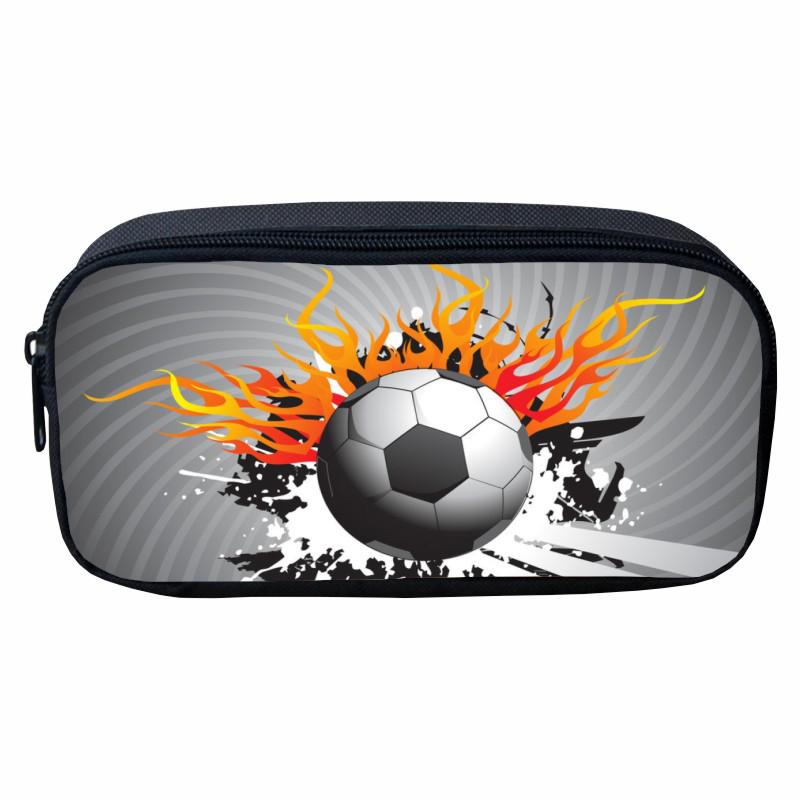 Flame Pattern Pencil Case for Kids - Cartoon Design for Primary School Boys