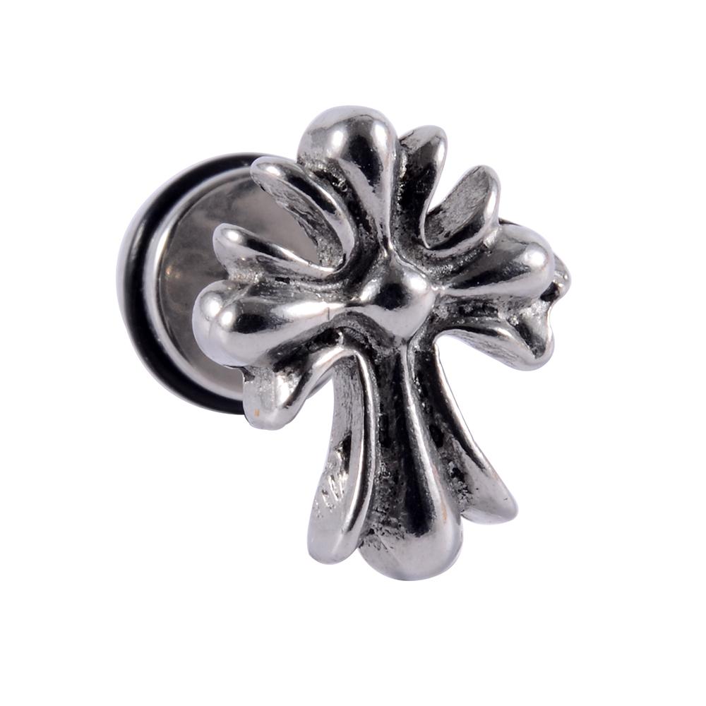 

1 шт., серьги из нержавеющей стали для пирсинга хряща уха, мочка розы, серьги-гвоздики на средний палец, спираль для пирсинга хряща Style S