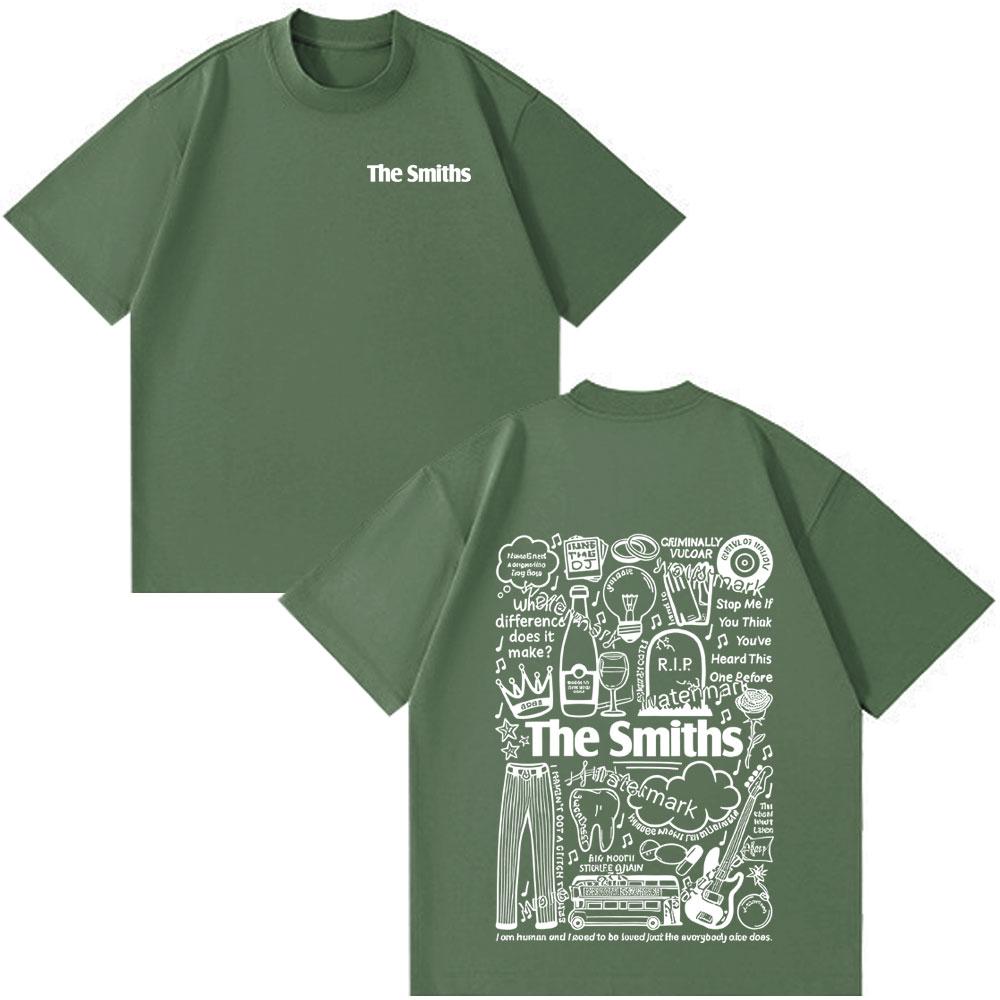 

The Smiths Tees Unisexga Graphic Unisex Women Classic Clothes Hip Hop Retro 90s Punk Rock Band TShirts Hot Sale Hip Hop Oversized Tee 4XL