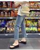 Women's Fashionable 7cm Platform Flip-Flop Slides - Non-Slip Beach Thong Slippers