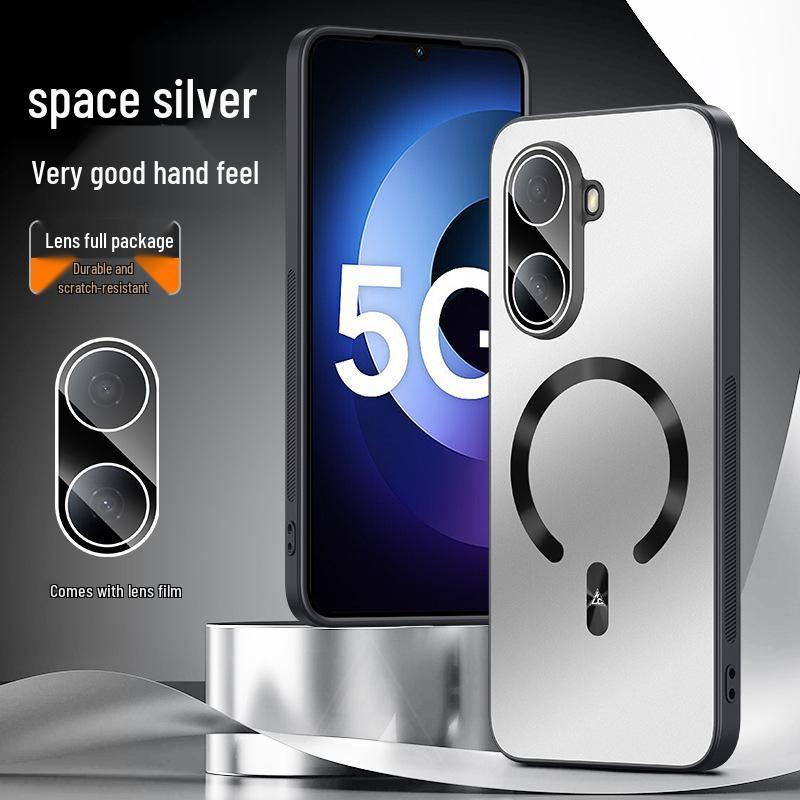 Frosted Protective Case with Magnetic Bracket for Huawei Hi Enjoy 80Plus & Wiko Hi Enjoy 80Plus Hi Enjoy 80Plus